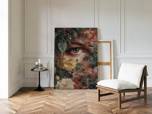 Where Eyes Meet Petals' Embrace