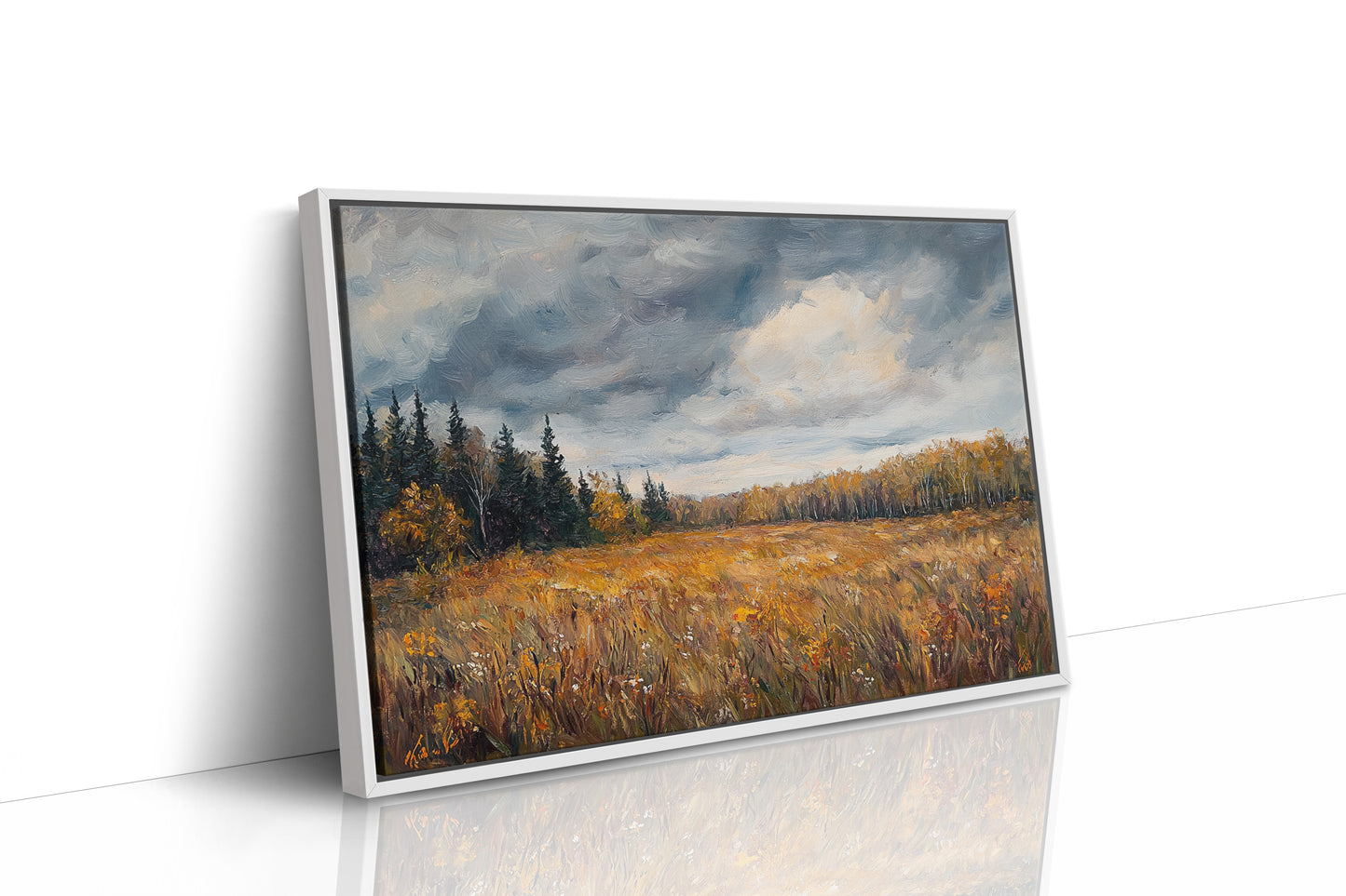 Autumn Prairie Holds Golden Hours