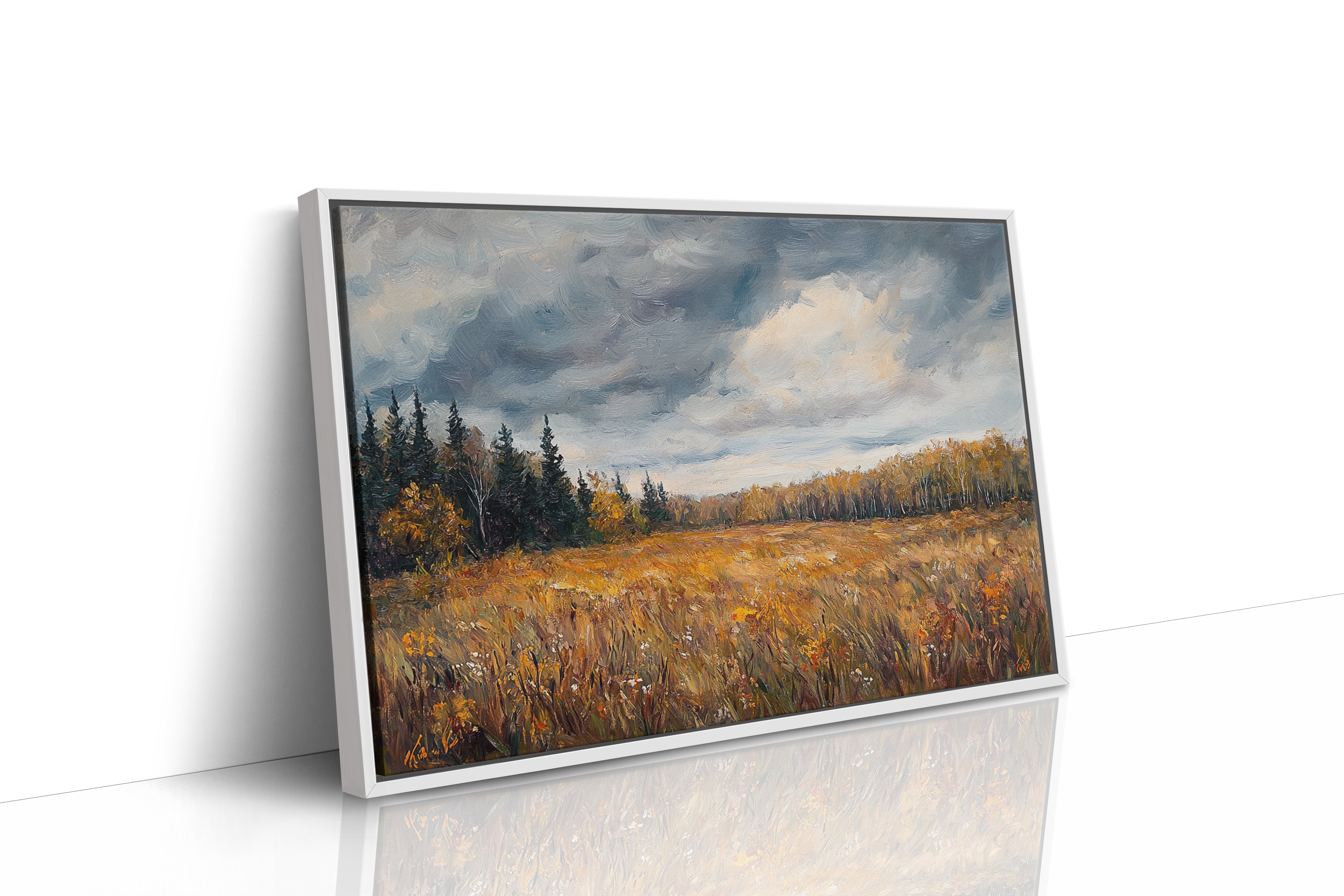 Autumn Prairie Holds Golden Hours