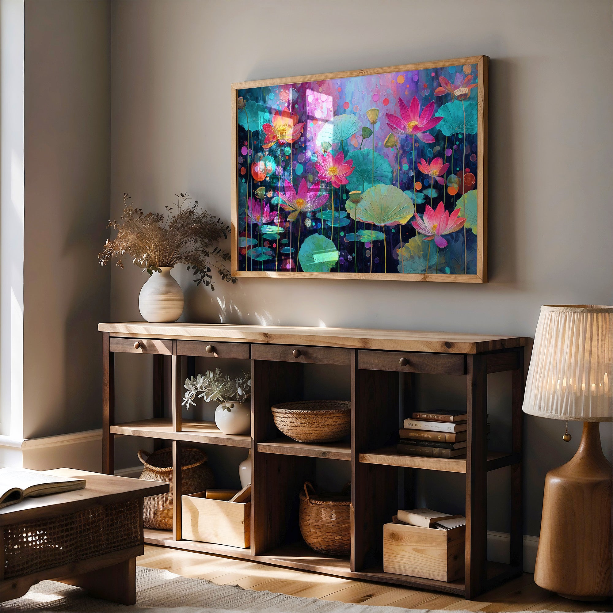 Lotus Dreams In Twilight Gardens