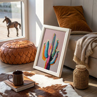Rainbow Saguaro Tells Desert Tales