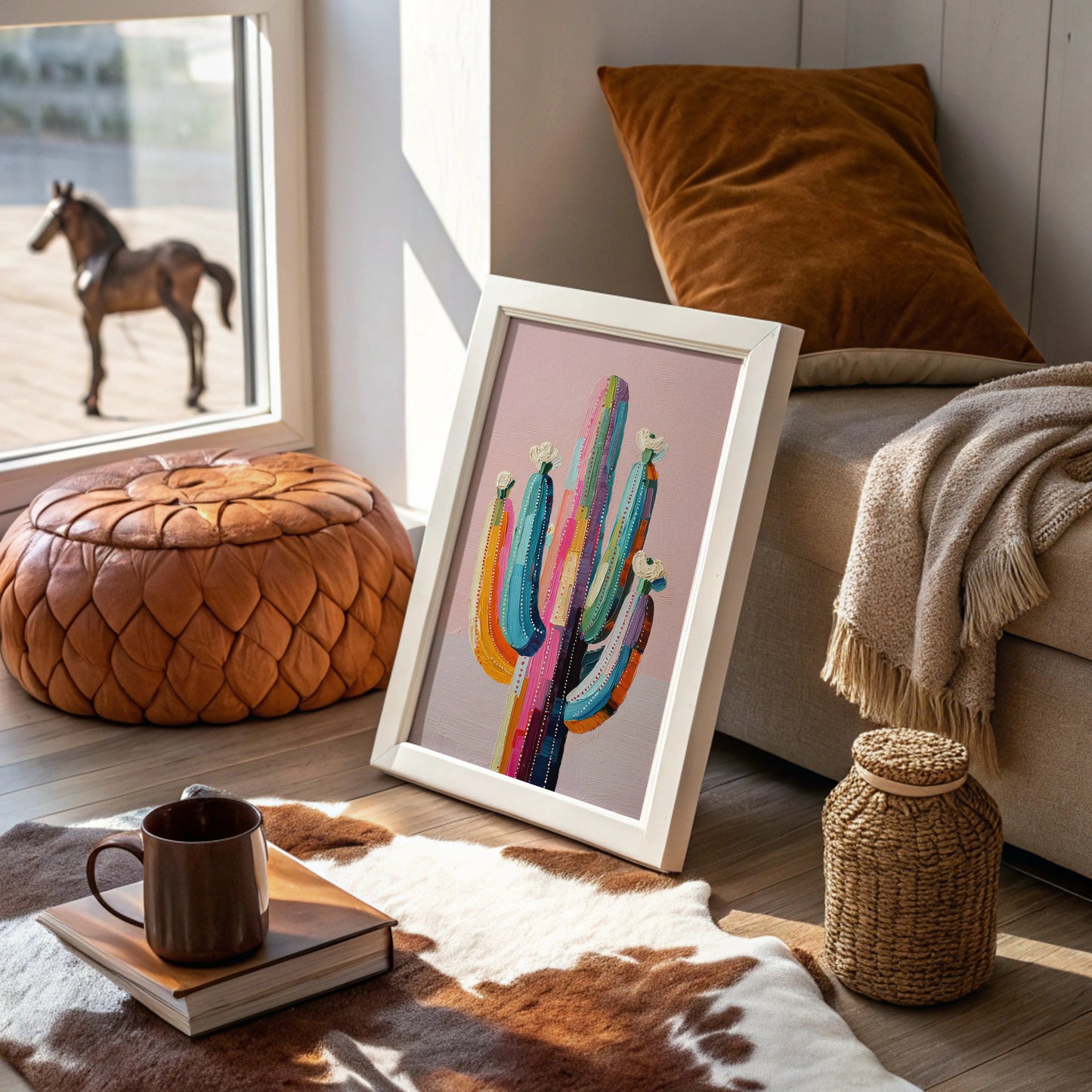 Rainbow Saguaro Tells Desert Tales