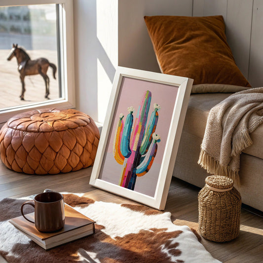 Rainbow Saguaro Tells Desert Tales