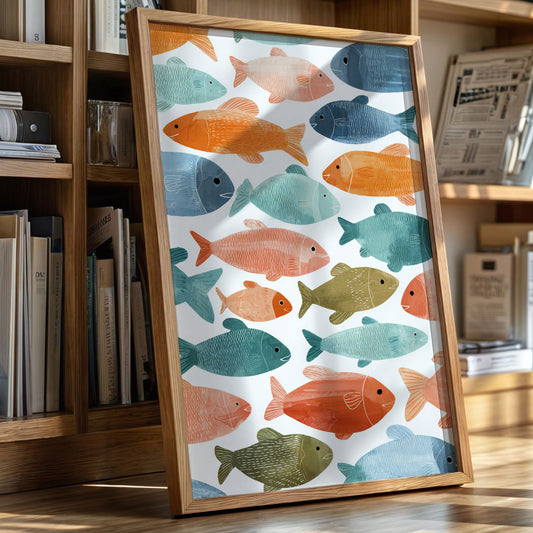 Currents of Color Beneath Waves