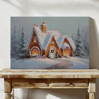 A Cottage Wrapped in Sugar Frosting