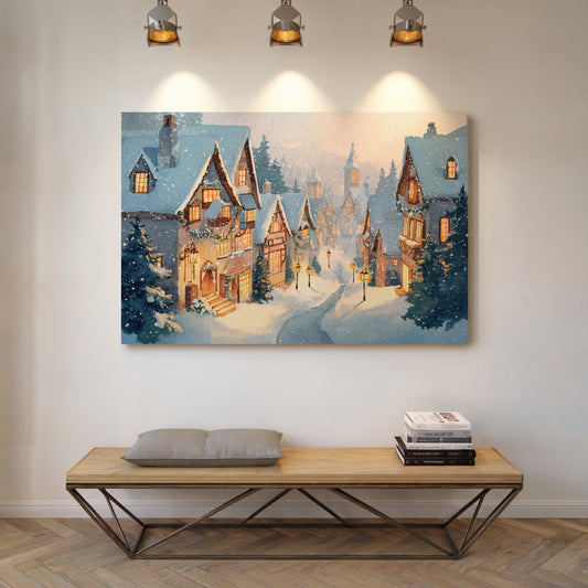 Where Lanterns Glow in Winter