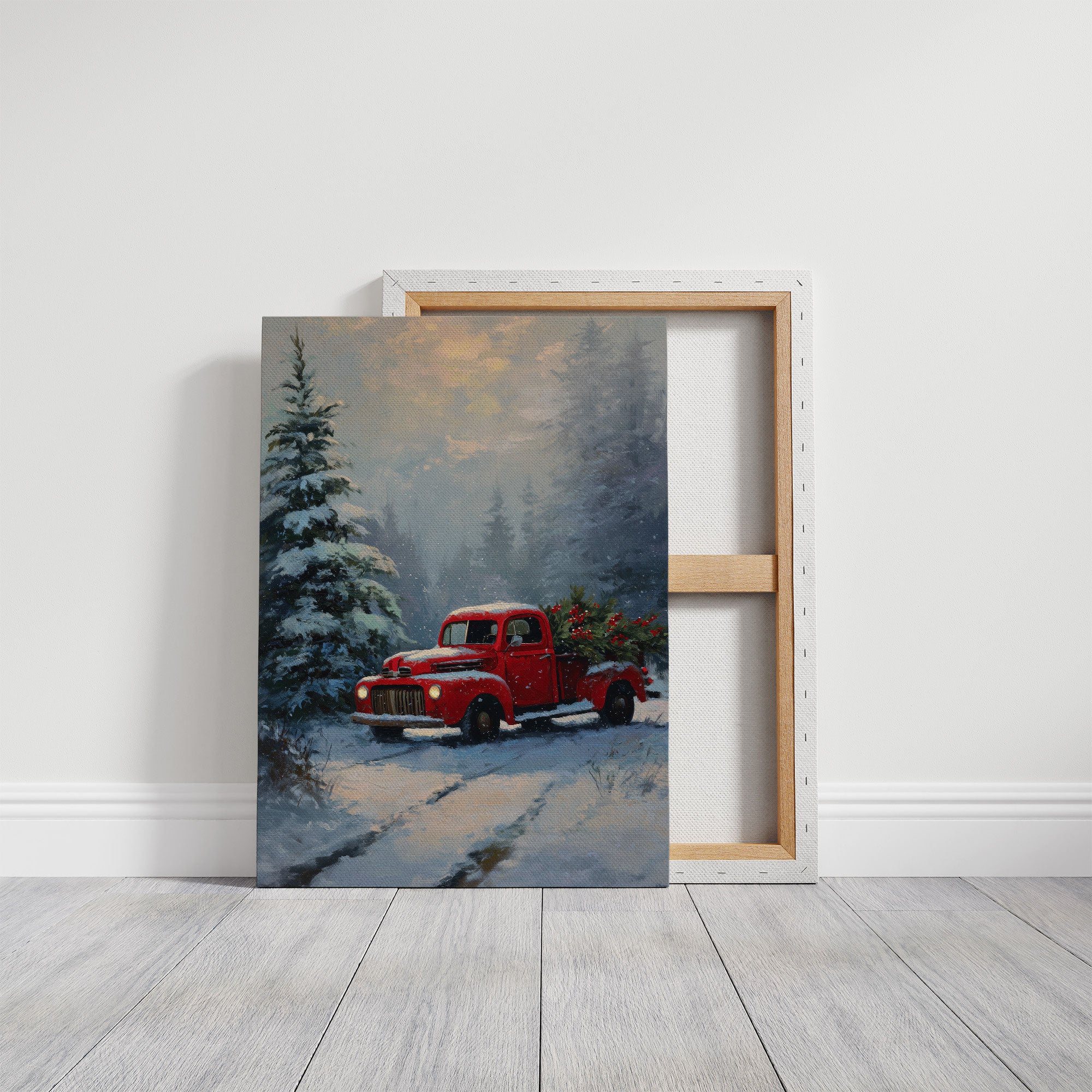 Red Truck Brings Christmas Home