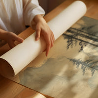 Tall Pines Meet Rising Sun