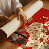 Cherry Blossoms Paint Okinawa Red