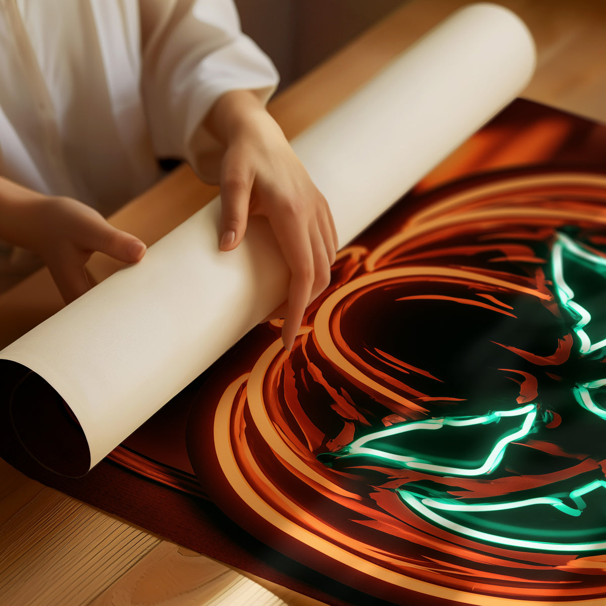 Window Display: Do Not Disturb, rolled matte poster print