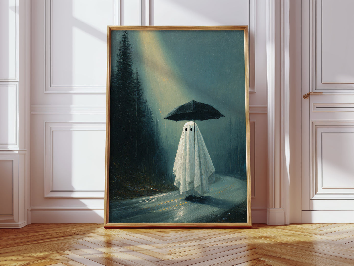 Beneath The Umbrella's Embrace