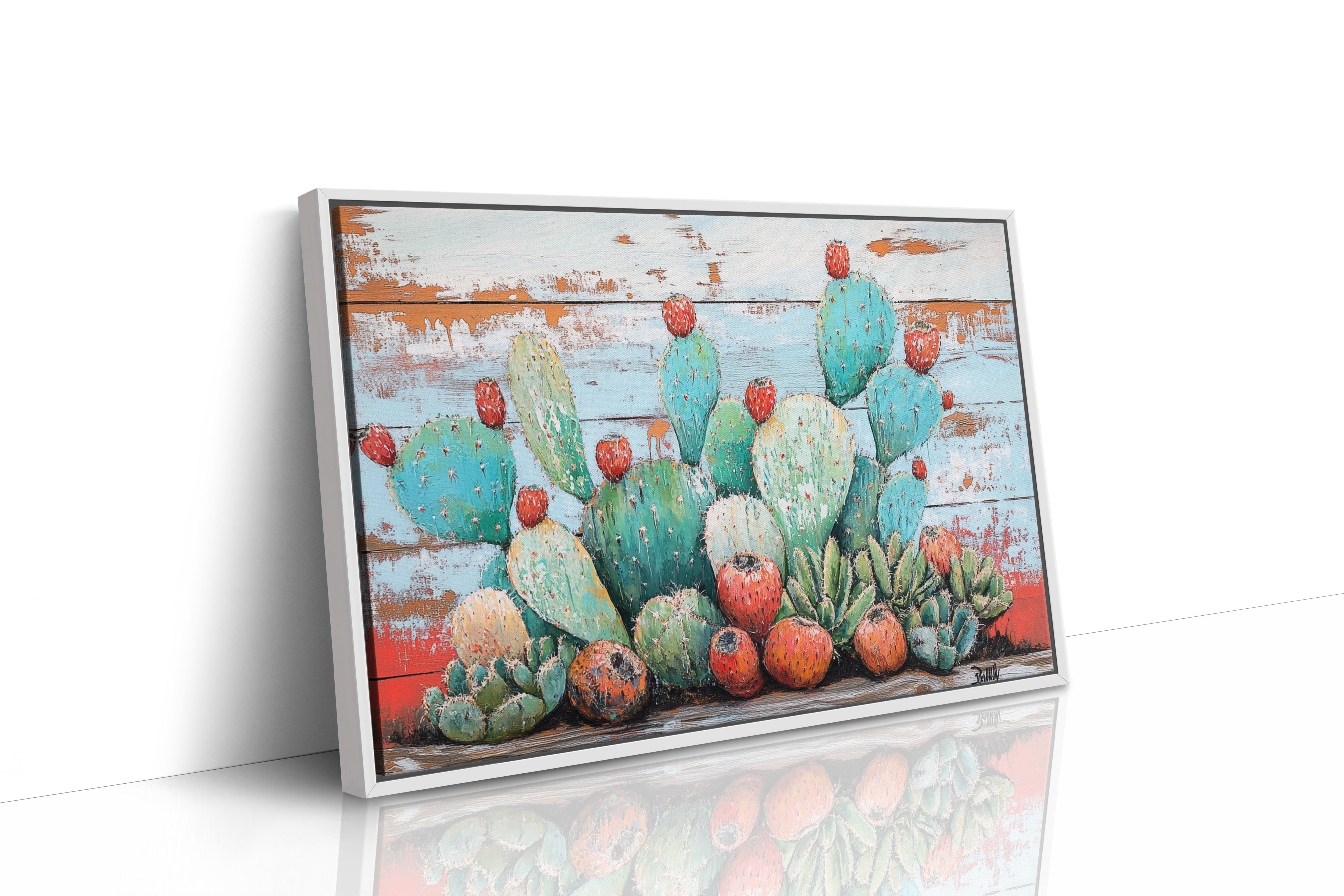 Desert Jewels On Weathered Wood
