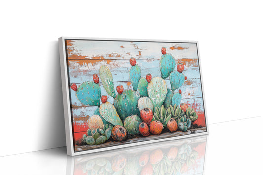 Desert Jewels On Weathered Wood