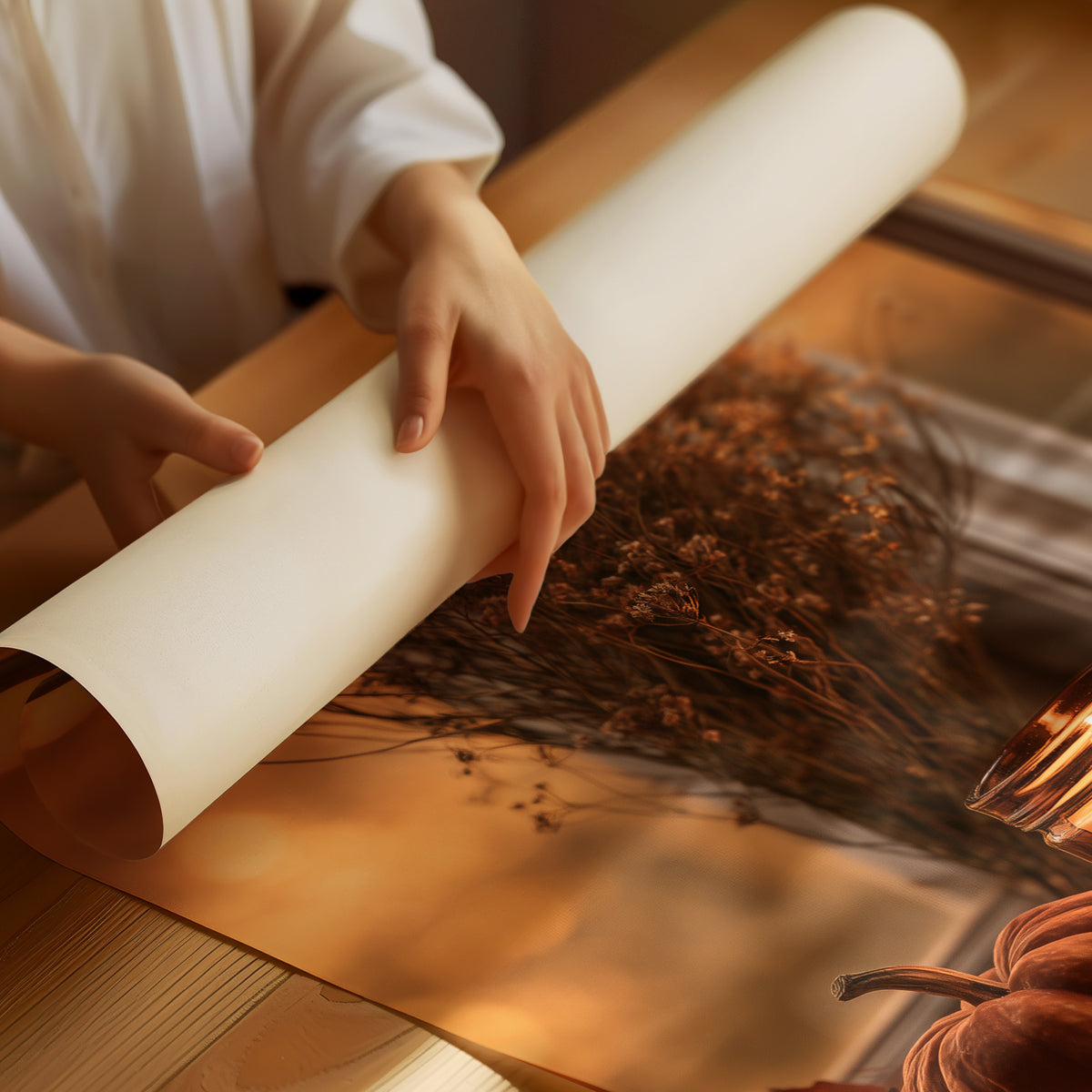 Candle Lit, Chapter Pending, rolled matte poster print