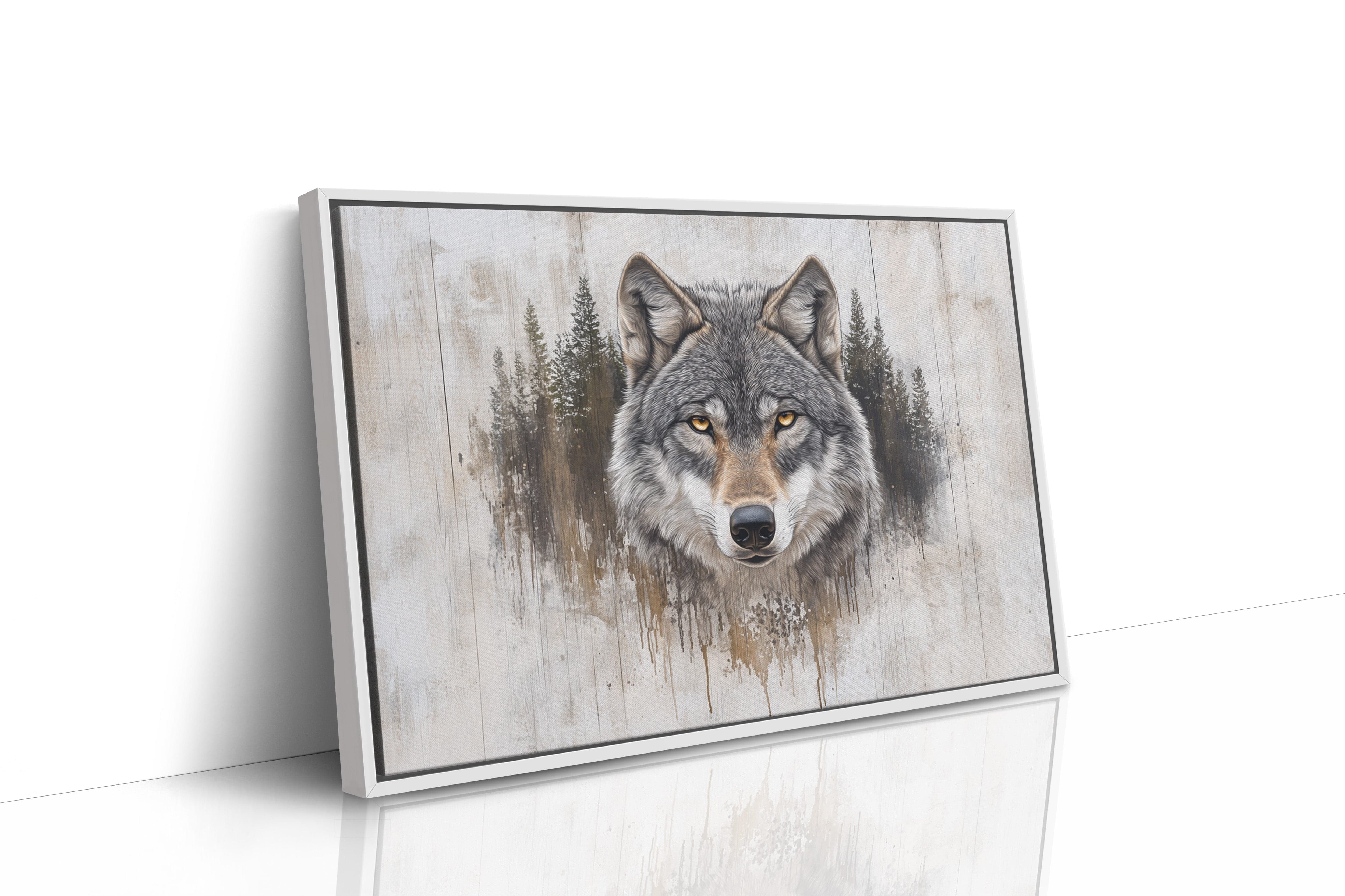 Ancient Forest Holds Wolf's Gaze