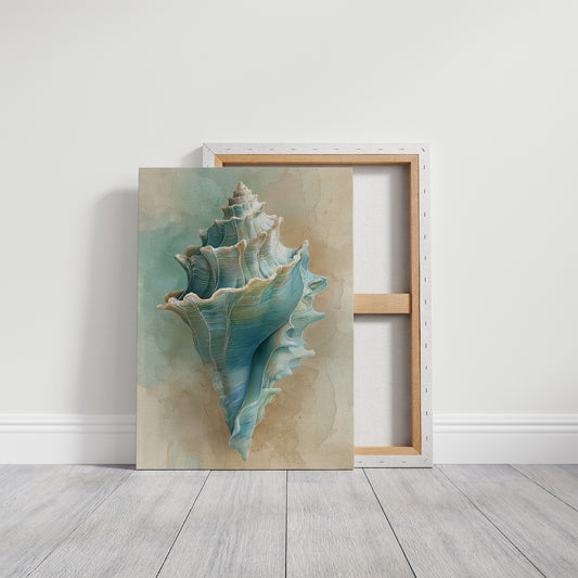 Ocean Memory In Wooden Frame