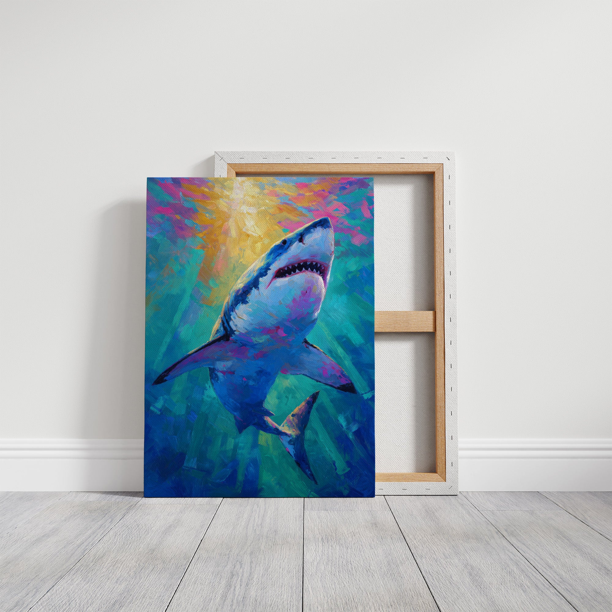 Neon Predator Rises From Depths