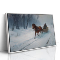 Winter's Tale Through Birch And Snow