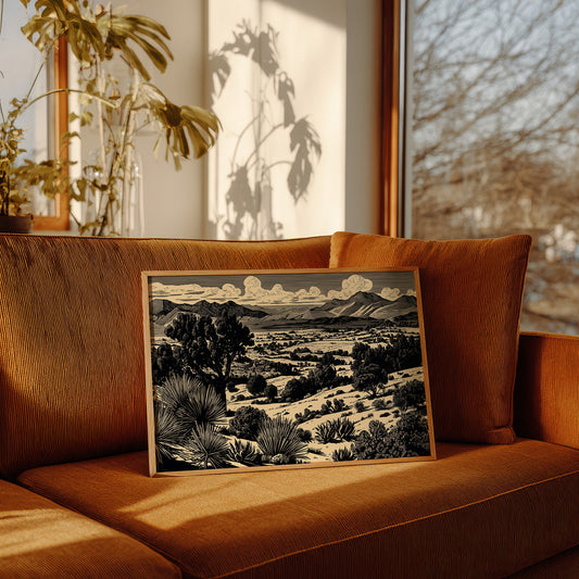 Desert Plains Dance With Mountains