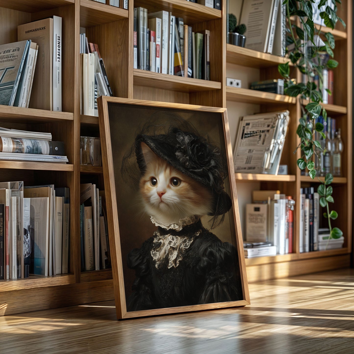 A Feline's Timeless Elegance