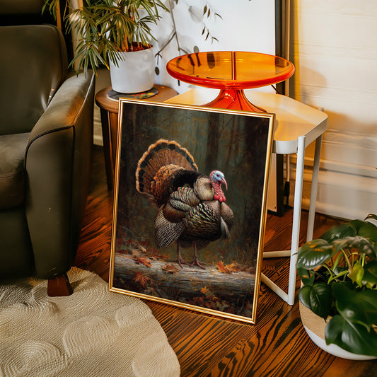 Autumn's Wild Turkey Stands Proud