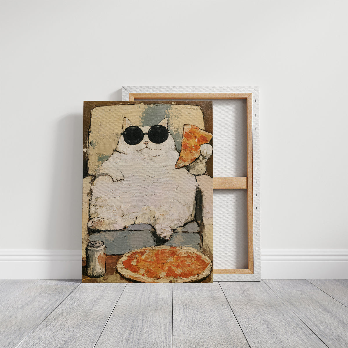 Round Shades, Round Belly, Round Pizza