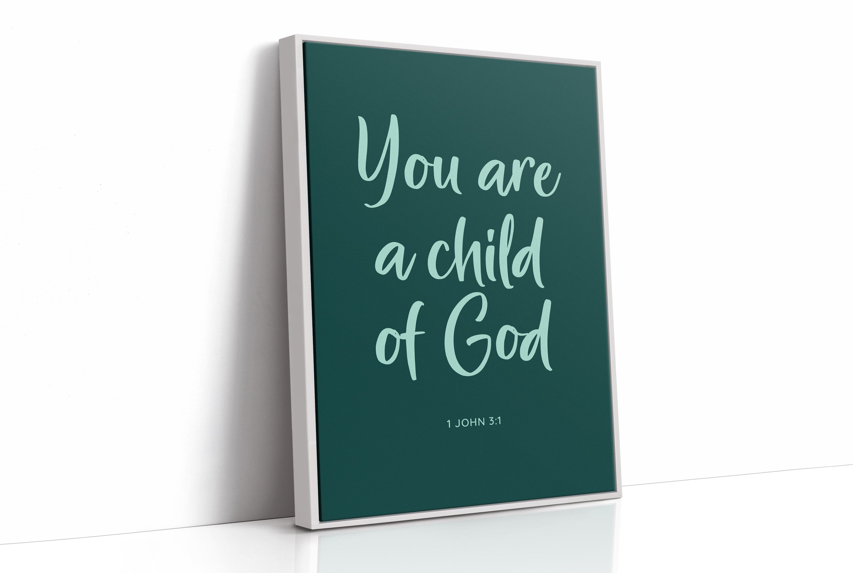 Sacred Words In Mint Glow