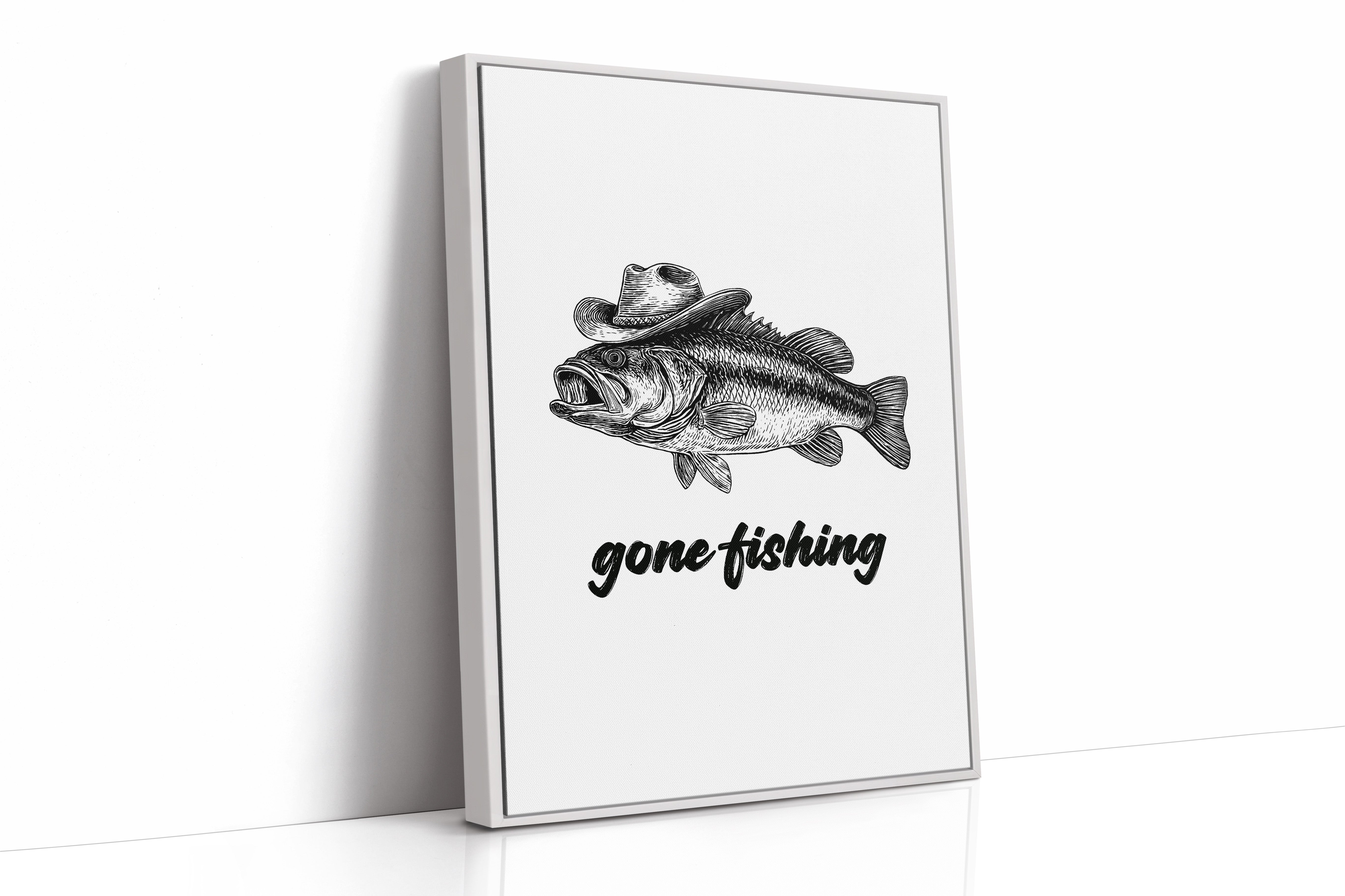 Gone Fishing Cowboy Bass