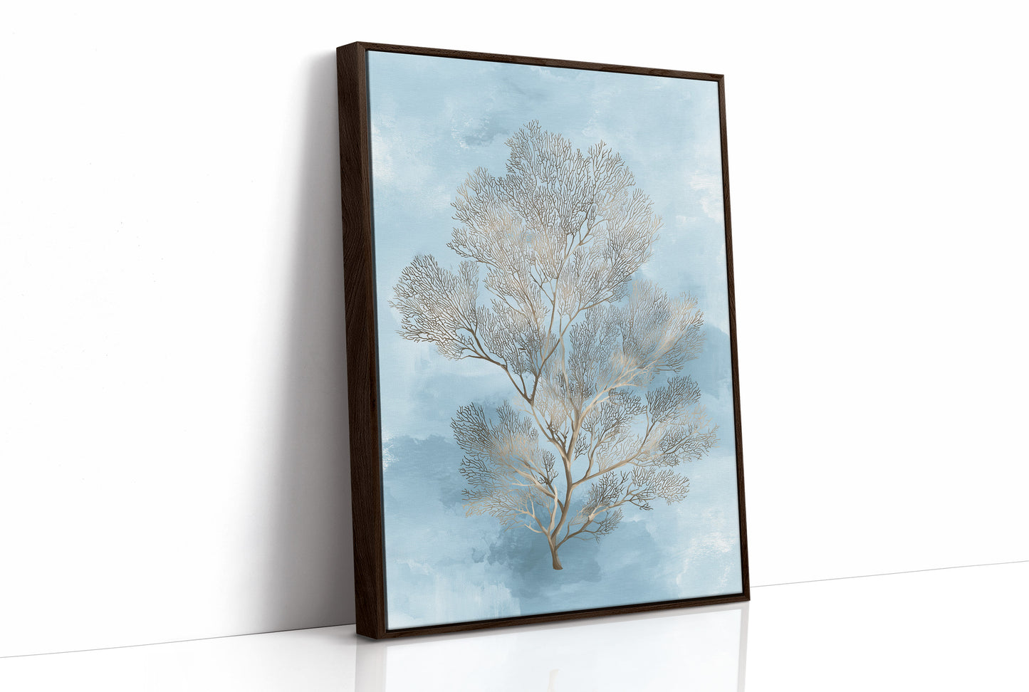 Coral Branches On Azure Tides