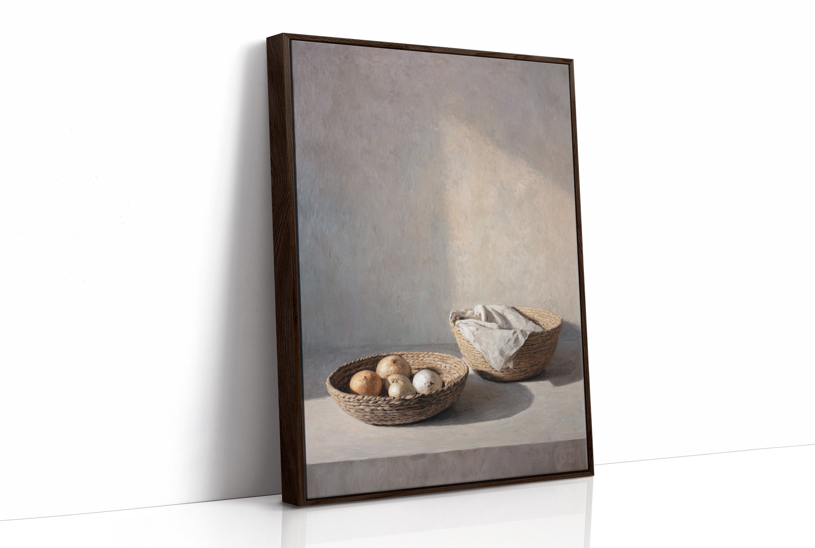 Rustic Simplicity: Onions and Linen