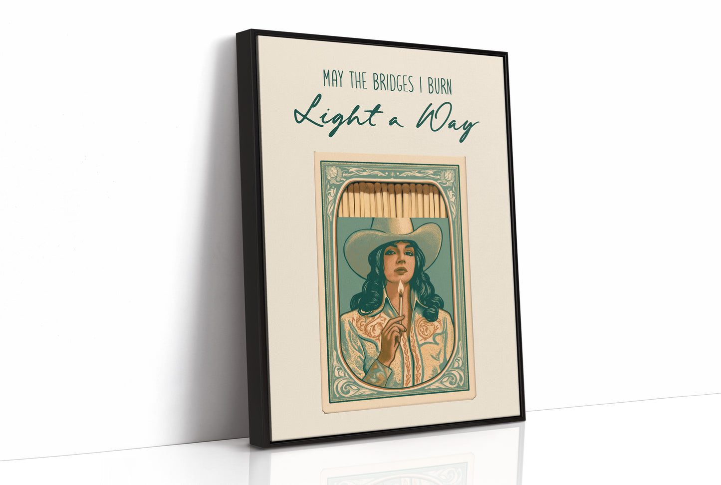 She Lights Her Own Way