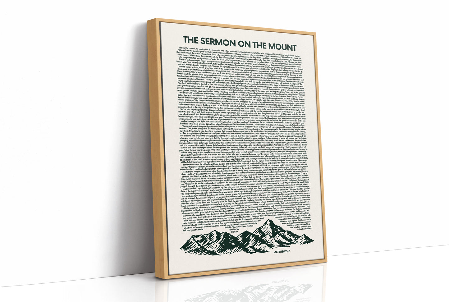 The Sermon On The Mount