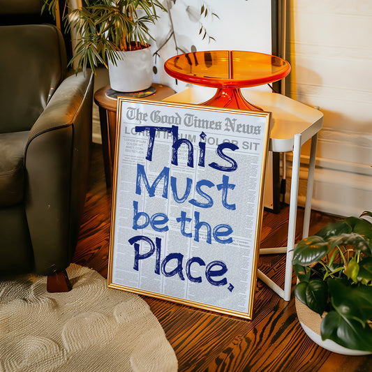Blue Letters Find Their Home