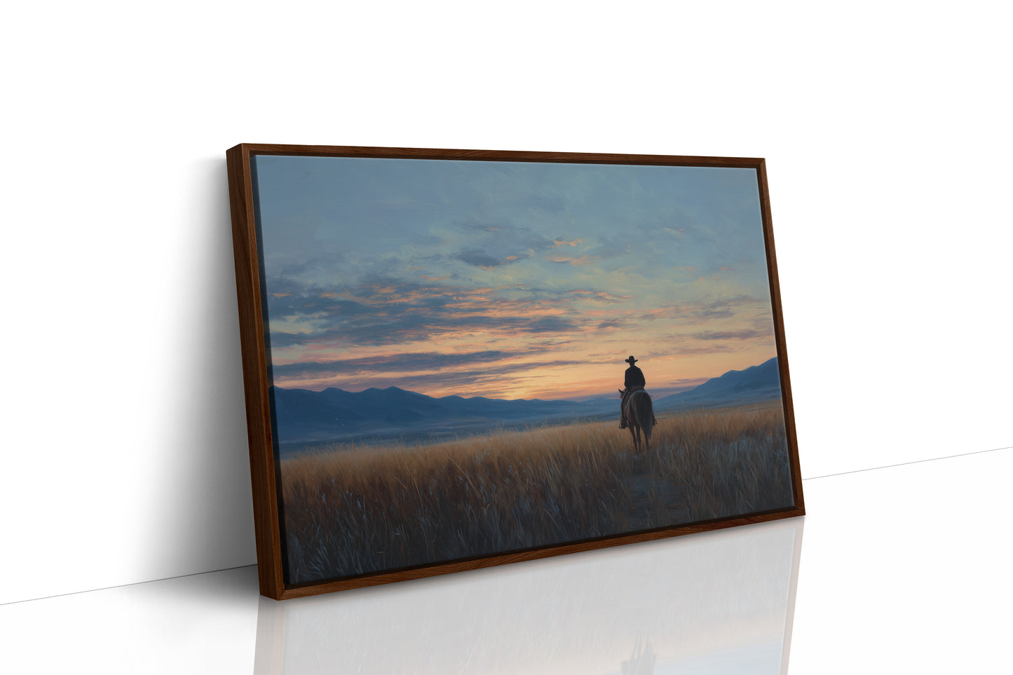 Twilight Journey Through Amber Prairie