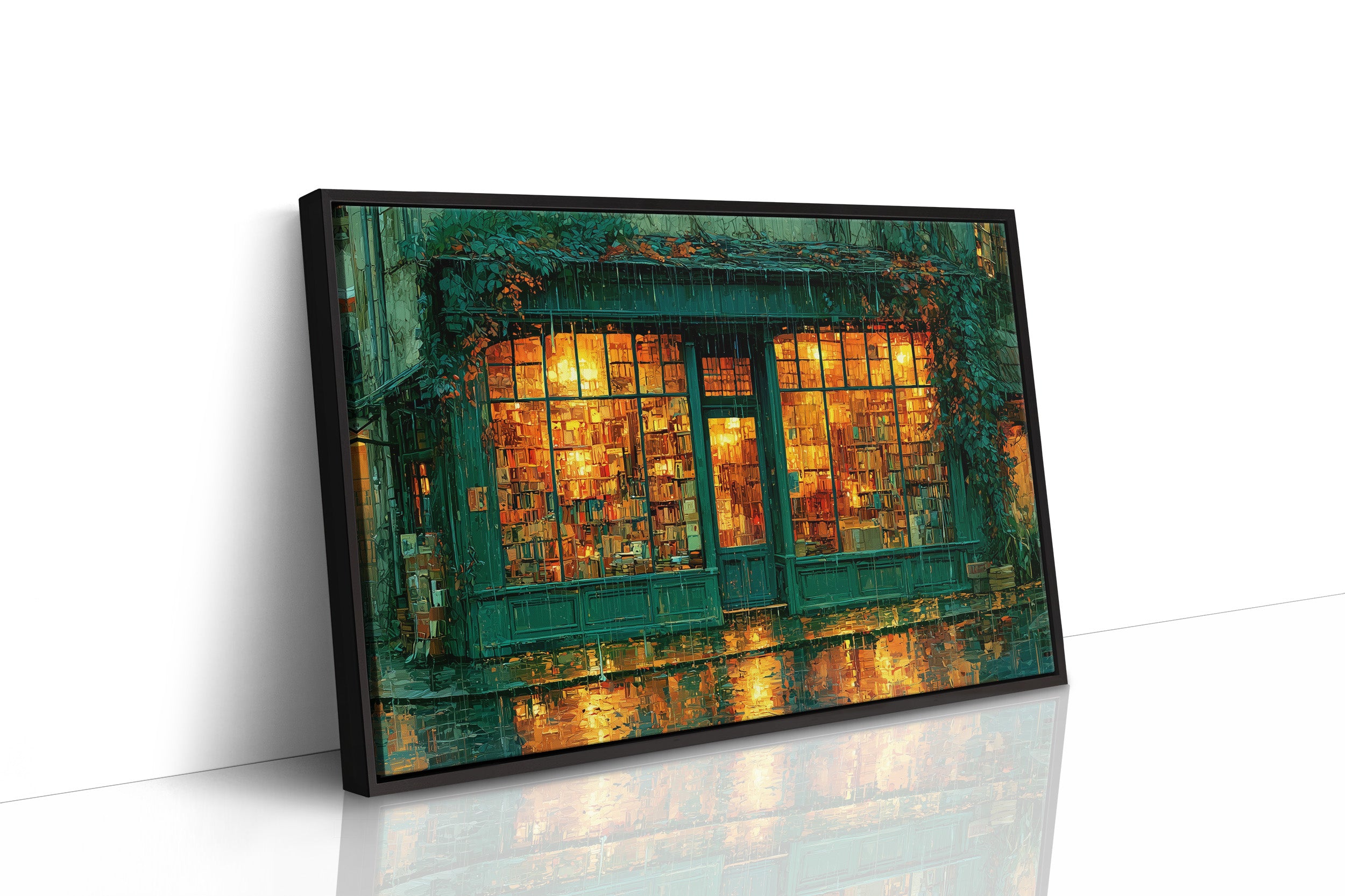 Rainy Night at the Bookshop