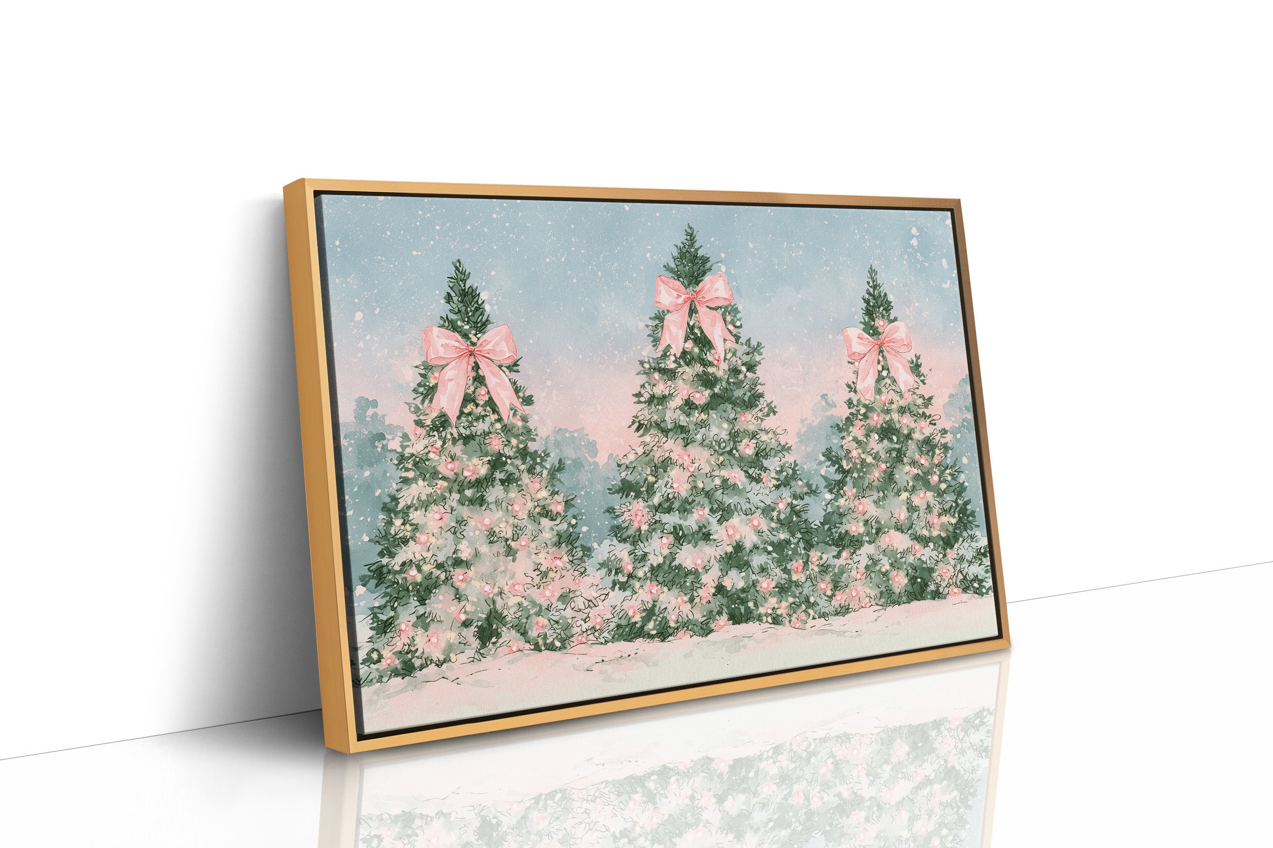 Pink Bow Christmas
