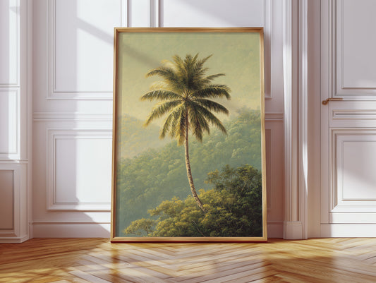 A Solitary Palm's Embrace