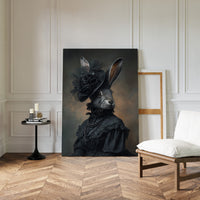 A Rabbit's Midnight Elegance