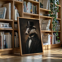 Dapper Badger in Formal Attire
