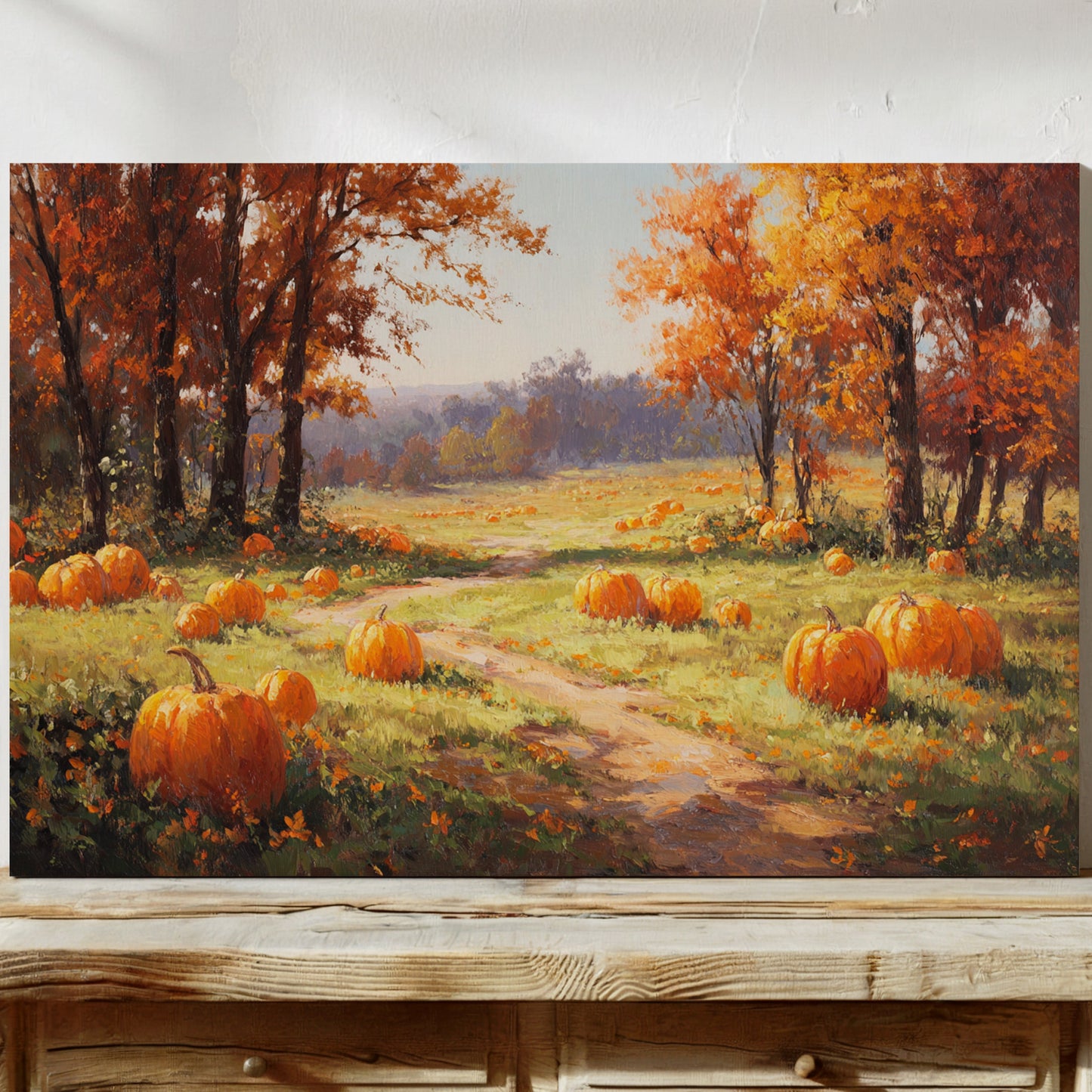 Path Through Autumn's Harvest