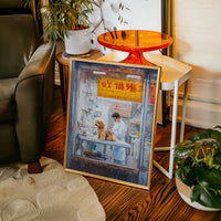 Patient Poodle At Golden Hour