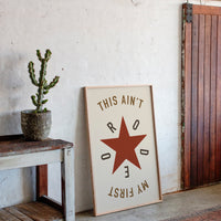 Rodeo Star Western Quote Print
