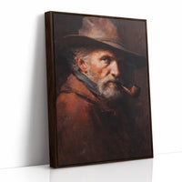 Wisdom Smokes From Wooden Frame