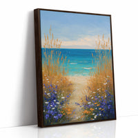 Shoreline Whispers Through Golden Reeds