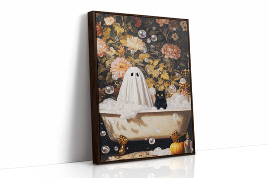JK1360 - Premium Art Print - Brown Framed Canvas image 1