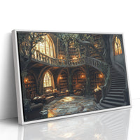 Ancient Books Dance With Sunlit Vines