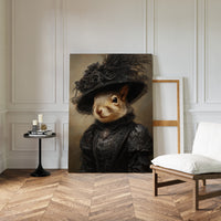 Regal Squirrel in Victorian Attire