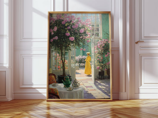The Garden's Golden Embrace