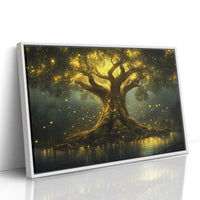 Ancient Light Dances Through Branches