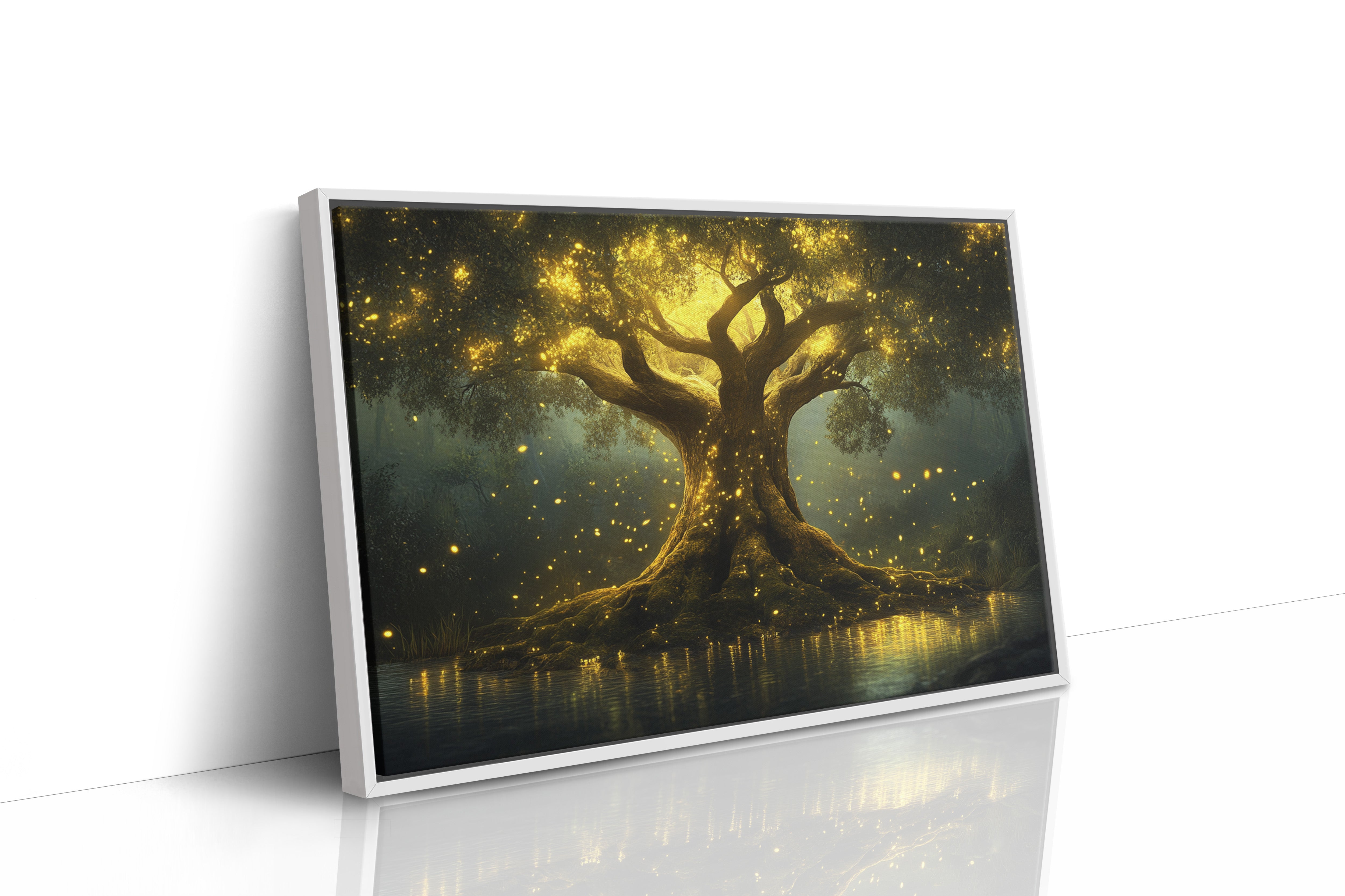 Ancient Light Dances Through Branches